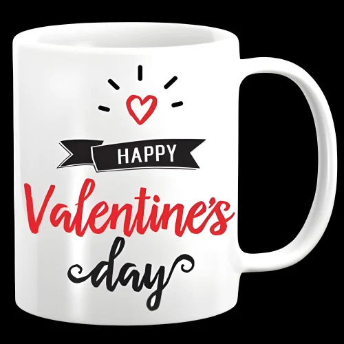 Valentines Day Printed Ceramic Mug